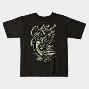 Custom Motorcycle 1993 Kids T-Shirt